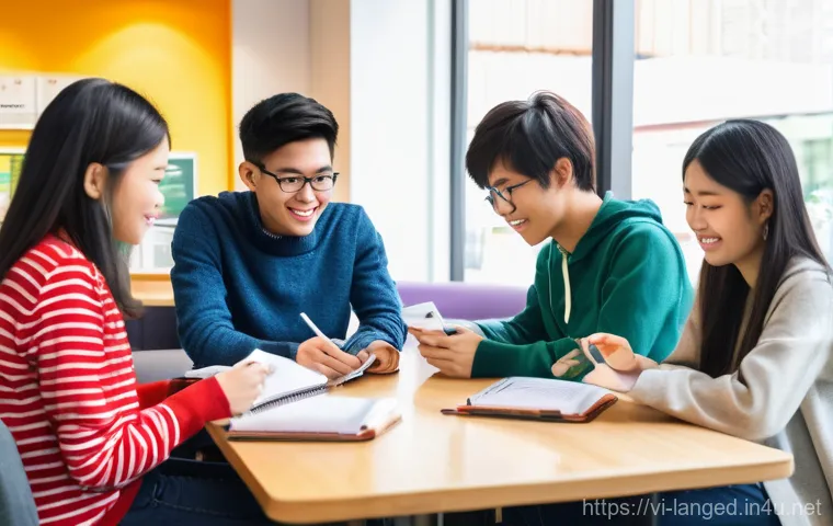 언어 교육의 정책 연구 - **Vibrant Vietnamese Children Learning English Outdoors**
    A cheerful group of Vietnamese childre...